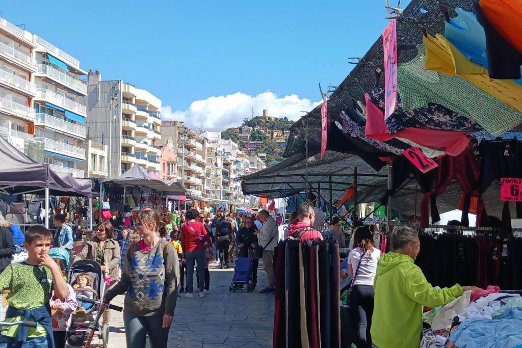 Alegre Apto Con Piscina, A 300M De La Playa. Blanes Zewnętrze zdjęcie